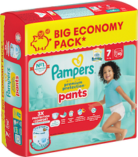 Babybroekjes Premium Bescherming Maat 7 XL (15+ kg), Grote Verpakking, 30 stuks