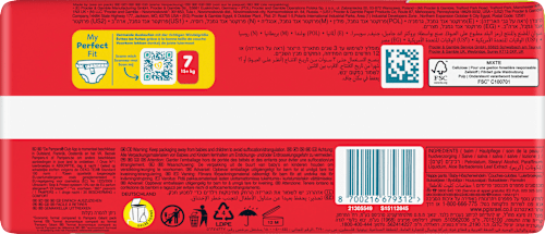 Babybroekjes Premium Bescherming Maat 7 XL (15+ kg), Grote Verpakking, 30 stuks