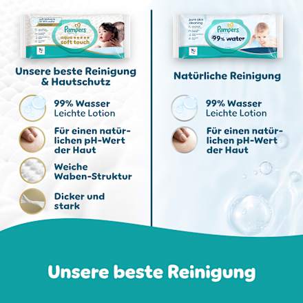 Feuchttücher 99 % water (4x60 St), 240 St