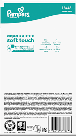 Feuchttücher aqua soft touch (18x48 St), 864 St