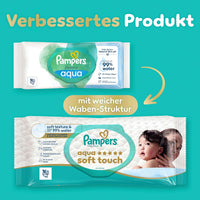 Pampers Feuchttücher aqua soft touch (20x60 St), 1.200 St