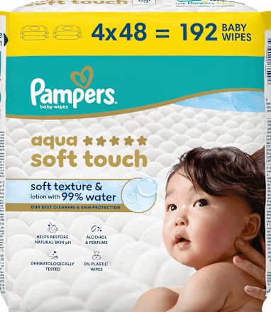 Feuchttücher aqua soft touch (4x48 St), 192 St