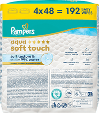 Feuchttücher aqua soft touch (4x48 St), 192 St