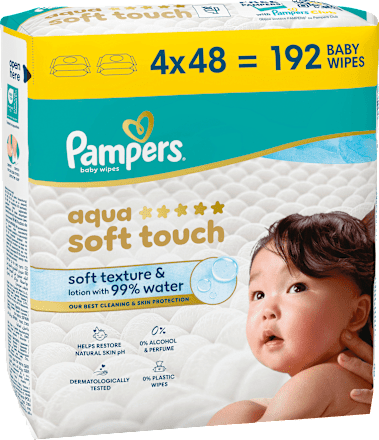 Feuchttücher aqua soft touch (4x48 St), 192 St