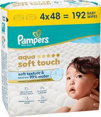 Feuchttücher aqua soft touch (4x48 St), 192 St