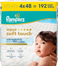 Feuchttücher aqua soft touch (4x48 St), 192 St