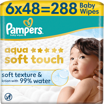 Feuchttücher aqua soft touch (6x48 St), 288 St