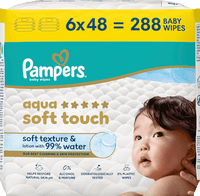 Feuchttücher aqua soft touch (6x48 St), 288 St