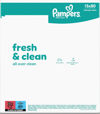 Feuchttücher Fresh Clean (15x80 St), Vorteilspack, 1.200 St