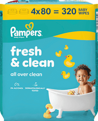 Feuchttücher Fresh & Clean (4x80 St), 320 St