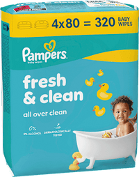 Feuchttücher Fresh & Clean (4x80 St), 320 St