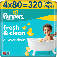 Feuchttücher Fresh & Clean (4x80 St), 320 St