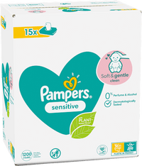 Feuchttücher sensitive (15x80 St), Vorteilspack, 1.200 St - Duitse Drogist Haus