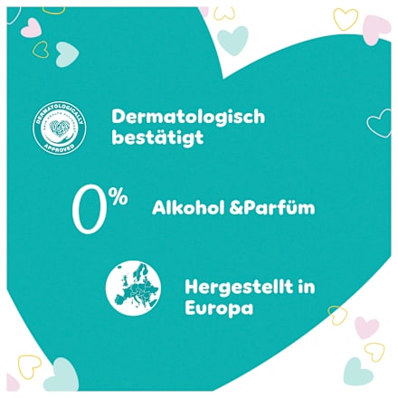 Feuchttücher Sensitive (6 x 52 Stück), 312 St - Duitse Drogist Haus