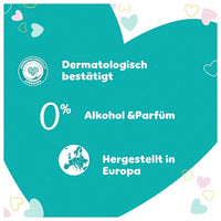 Feuchttücher Sensitive (6 x 52 Stück), 312 St - Duitse Drogist Haus