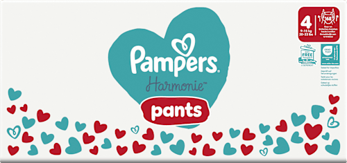 Babybroekje Harmonie maat 4 Maxi (9-15 kg), maandbox, 168 stuks