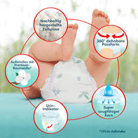 Babybroekje Harmonie maat 4 Maxi (9-15 kg), maandbox, 168 stuks