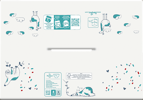 Babybroekje Harmonie maat 4 Maxi (9-15 kg), maandbox, 168 stuks
