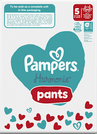 Babybroekje Harmonie maat 5 Junior (12-17 kg), maandelijkse doos, 144 stuks