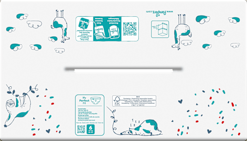 Babybroekje Harmonie maat 6 Junior (15+ kg), maandelijkse doos, 132 stuks