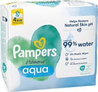 Harmonie Aqua vochtige doekjes (4x48 stuks), 192 stuks