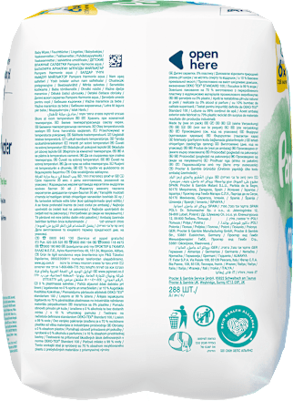 Feuchttücher Harmonie Aqua (6x48 St), 288 St Pampers Harmonie