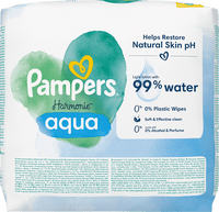 Feuchttücher Harmonie Aqua (6x48 St), 288 St Pampers Harmonie