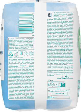 Feuchttücher Harmonie Aqua (6x48 St), 288 St Pampers Harmonie