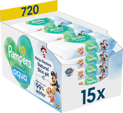 Vochtige doekjes Harmonie Aqua Paw Patrol (15x48 stuks), 720 stuks