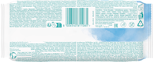 Feuchttücher Harmonie Aqua, Reisegröße, 10 St