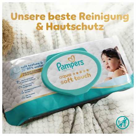 Feuchttücher Harmonie Aqua, Reisegröße, 10 St