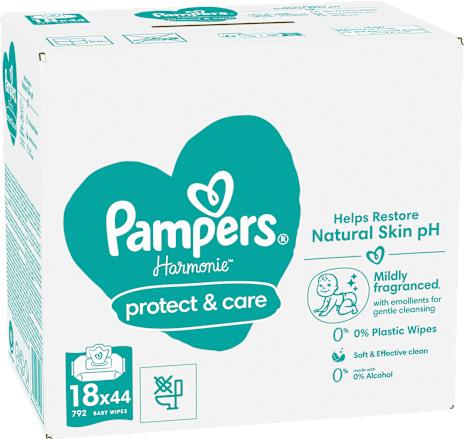 Harmonie Calendula Vochtige Doekjes (18x44 stuks), 792 stuks