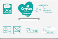 Harmonie New Baby vochtige doekjes (18x46 stuks), 828 stuks