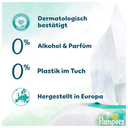 Feuchttücher Harmonie new baby (4x46 St), 184 St Pampers Harmonie