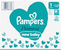 Windeln Harmonie Gr.1 new baby (2-5 kg), Monatsbox, 180 St Pampers Harmonie