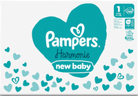 Windeln Harmonie Gr.1 new baby (2-5 kg), Monatsbox, 180 St Pampers Harmonie
