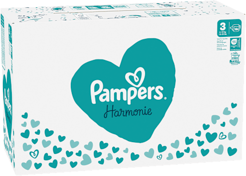 Harmonie luiers maat 3 Midi (6-10 kg), maandelijkse doos, 186 stuks