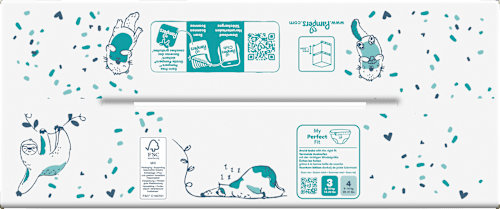 Harmonie luiers maat 3 Midi (6-10 kg), maandelijkse doos, 186 stuks