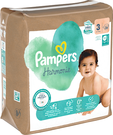 Windeln Harmonie Gr.3 Midi (6-10 kg), 26 St Pampers Harmonie