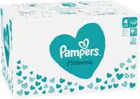 Harmonie luiers maat 4 Maxi (9-14 kg), maandelijkse doos, 174 stuks