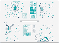 Harmonie luiers maat 4 Maxi (9-14 kg), maandelijkse doos, 174 stuks