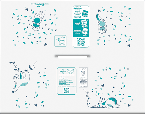 Harmonie luiers maat 6 Junior (13+ kg), maandelijkse doos, 144 stuks