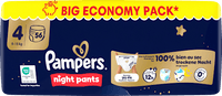 Baby Pants night Gr. 4 (9-15 kg) Big Economy Pack, 56 St