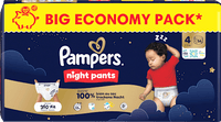 Baby Pants night Gr. 4 (9-15 kg) Big Economy Pack, 56 St