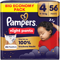 Baby Pants night Gr. 4 (9-15 kg) Big Economy Pack, 56 St
