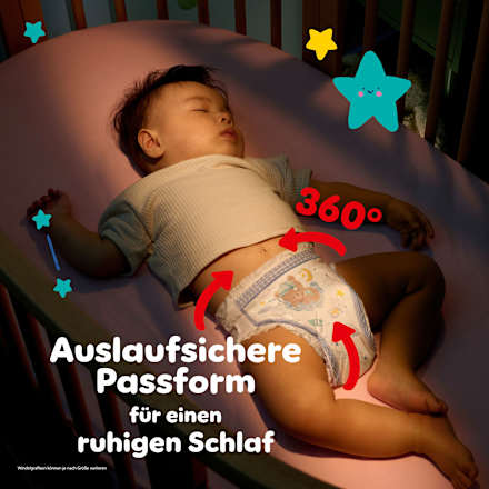 Baby Pants Night Gr. 4 (9-15 kg) Monatsbox, 180 St