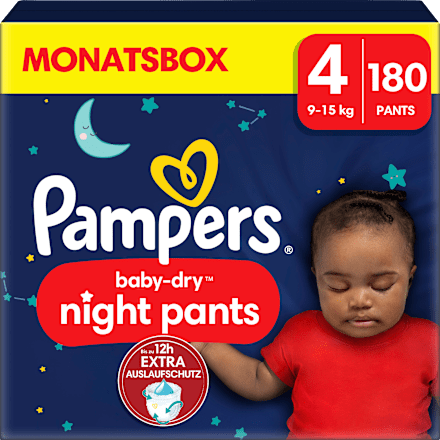 Baby Pants Night Gr. 4 (9-15 kg) Monatsbox, 180 St