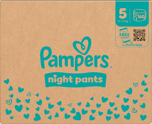 Baby Pants Night Gr. 5 (12-17 kg) Monatsbox, 160 St
