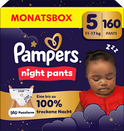 Baby Pants Night Gr. 5 (12-17 kg) Monatsbox, 160 St