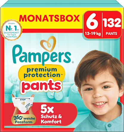 Baby Pants Gr. 6 Extra Large (13-19 kg) Monatsbox, 132 St